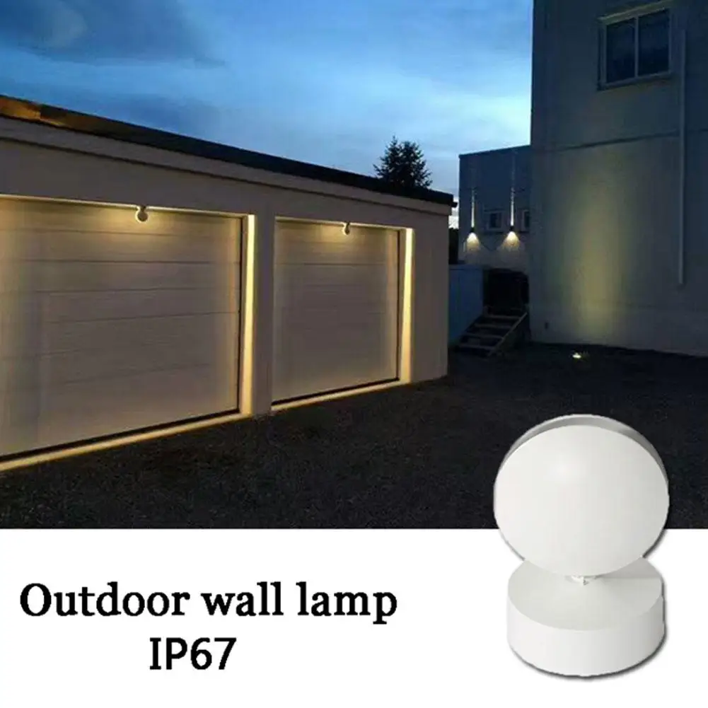 

LED Wall Lamp 360 Degree Rotate Window Sill Light Home Lamp Decoration Frame Line Garage Corridor Balcony Door Wall Spotlig B3M7