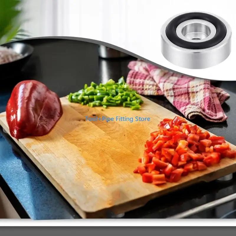F92B 4Pcs Stainless Steel Cutting Board Feet Nonslip Rubber Pad For Kitchen Countertops Cabinets And Workstations