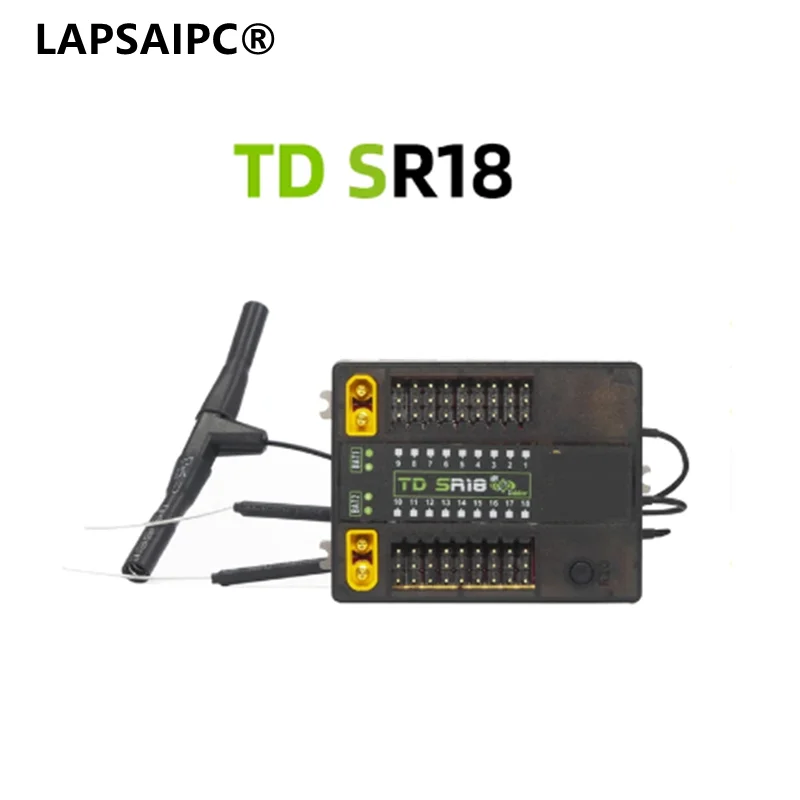 Lapsaipc for FrSky TD R6/R12/SR12/SR18 Receiver RX 2.4GHz/900M Dual Frequency Multi-Channel For RC Remote Control Airplane Drone