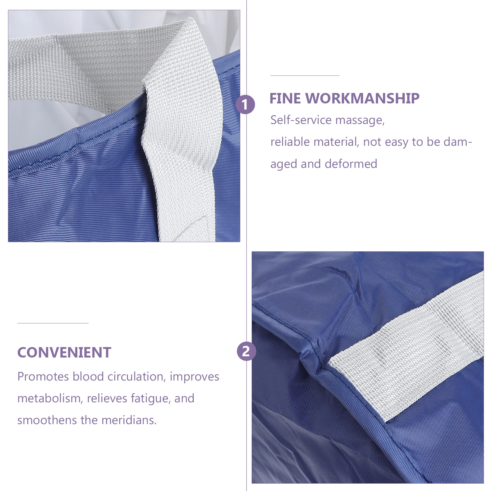 

1pc Portable Foldable Foot Basin Double Layer Waterproof Leak-Proof For Camping Travel Home Pedicure Spa Bathing Folding Water