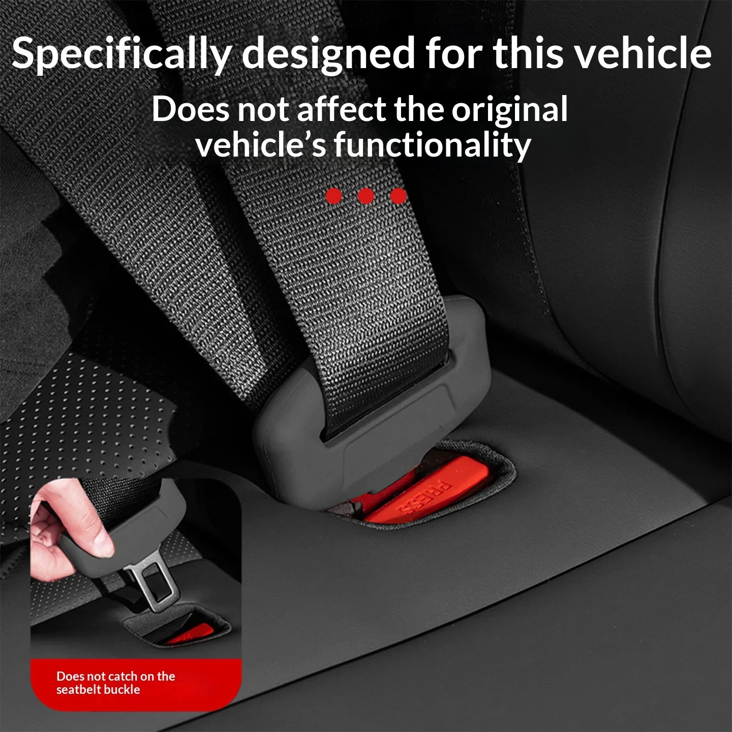 For Renault Clio MK4 MK5 Captur Kadjar Megane MK3 MK4 Master Logan KangooScenic Seat belt buckle cover Silicone protective cover 4