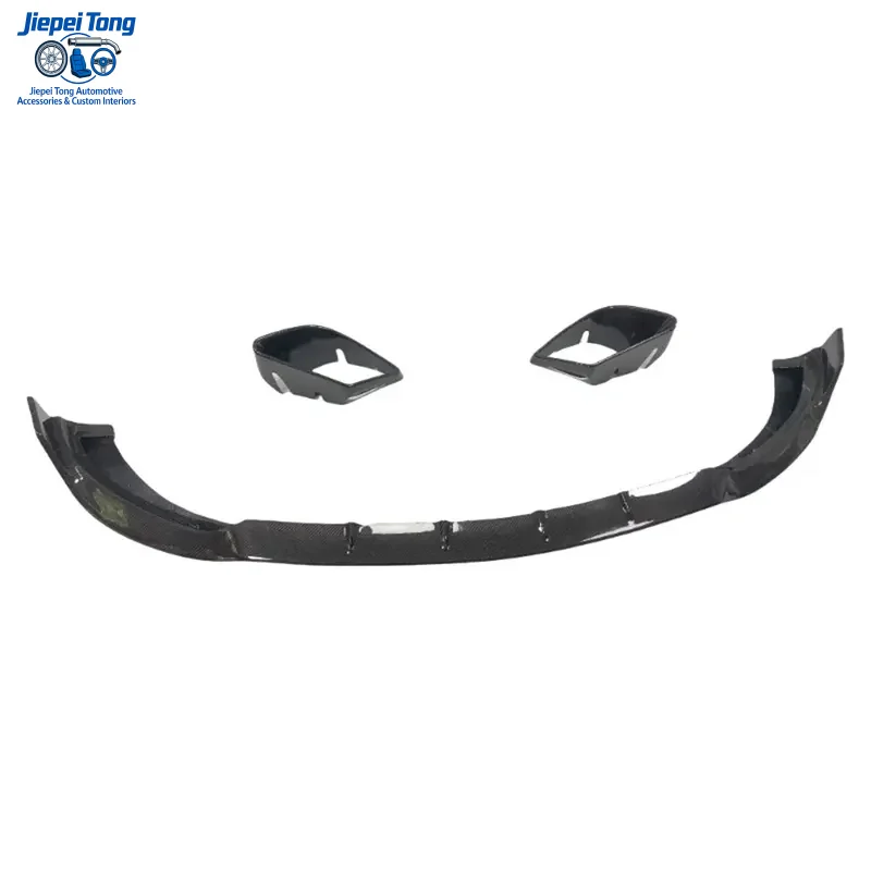 

Carbon Fiber Front Bumper Chin Lip Splitter with Air Vent Cover for W213 E63