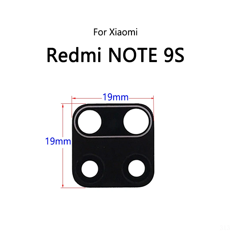 2PCS/Lot For Xiaomi Redmi NOTE 9S / NOTE 9 Pro 5G Back Lens Rear Camera Glass Lens Mirror