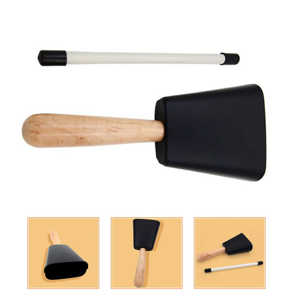 

1 set 1 Set Metal Cowbell Kids Percussion Instrument For Early Education Musical Training Birthday Gift Percussion Cowbell Kids