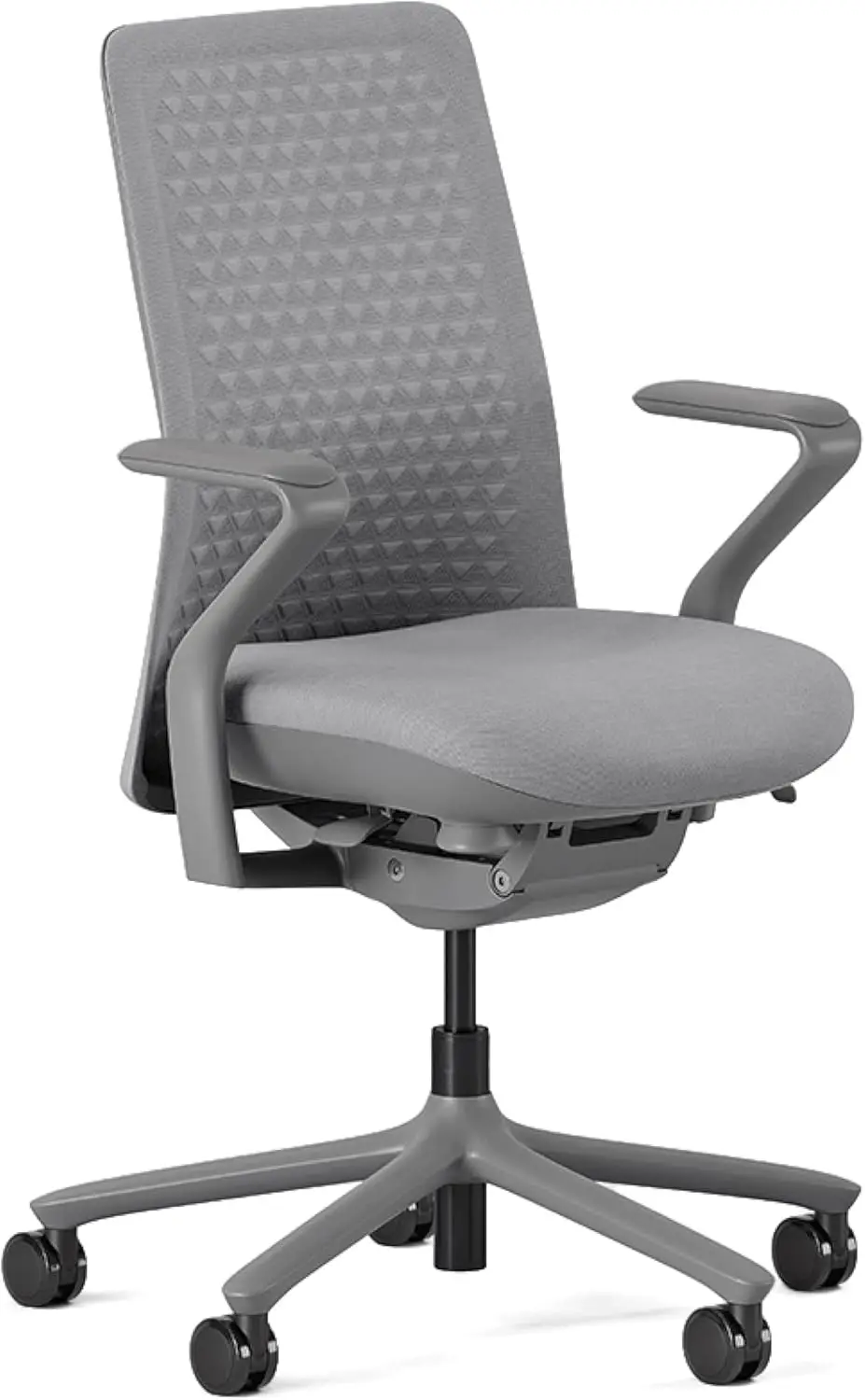 

High Performance Executive Office Chair with Contoured Seat Back and Adjustable Lumbar Rest High Density Foam Cushion