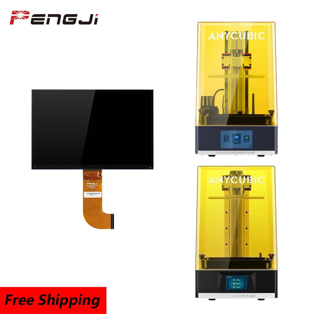 Anycubic Photon Mono X 6K/M3 Plus 9.25 Inch Mono LCD Screen Replacement 3D Printer Accessories PJ3D925V4