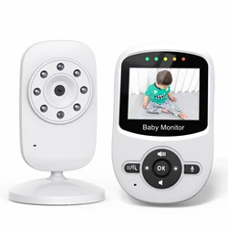 Babystar 2.4 Inch Wireless Video Baby Monitor High Resolution Baby Nanny Security Camera Night Vision Temperature Monitoring