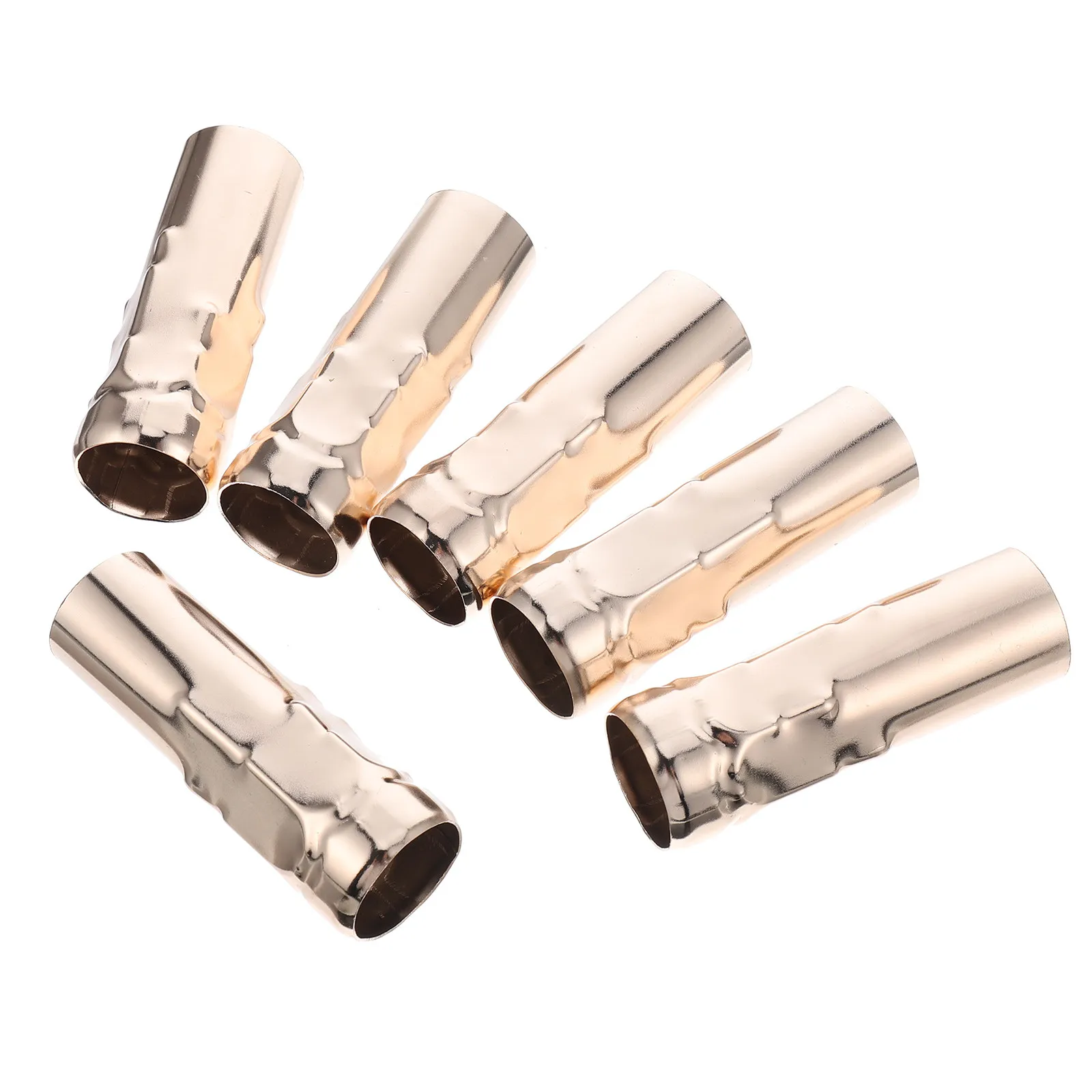 

6 шт. Элегантные чехлы для оснований люстр, премиальные светильники, многоразовые железные трубки для винтажных ламп