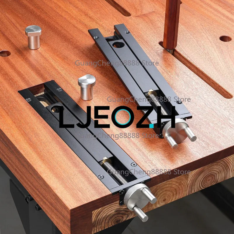Inertia fast-moving table tail pliers table with built-in tail pliers inertia vice fixing clip
