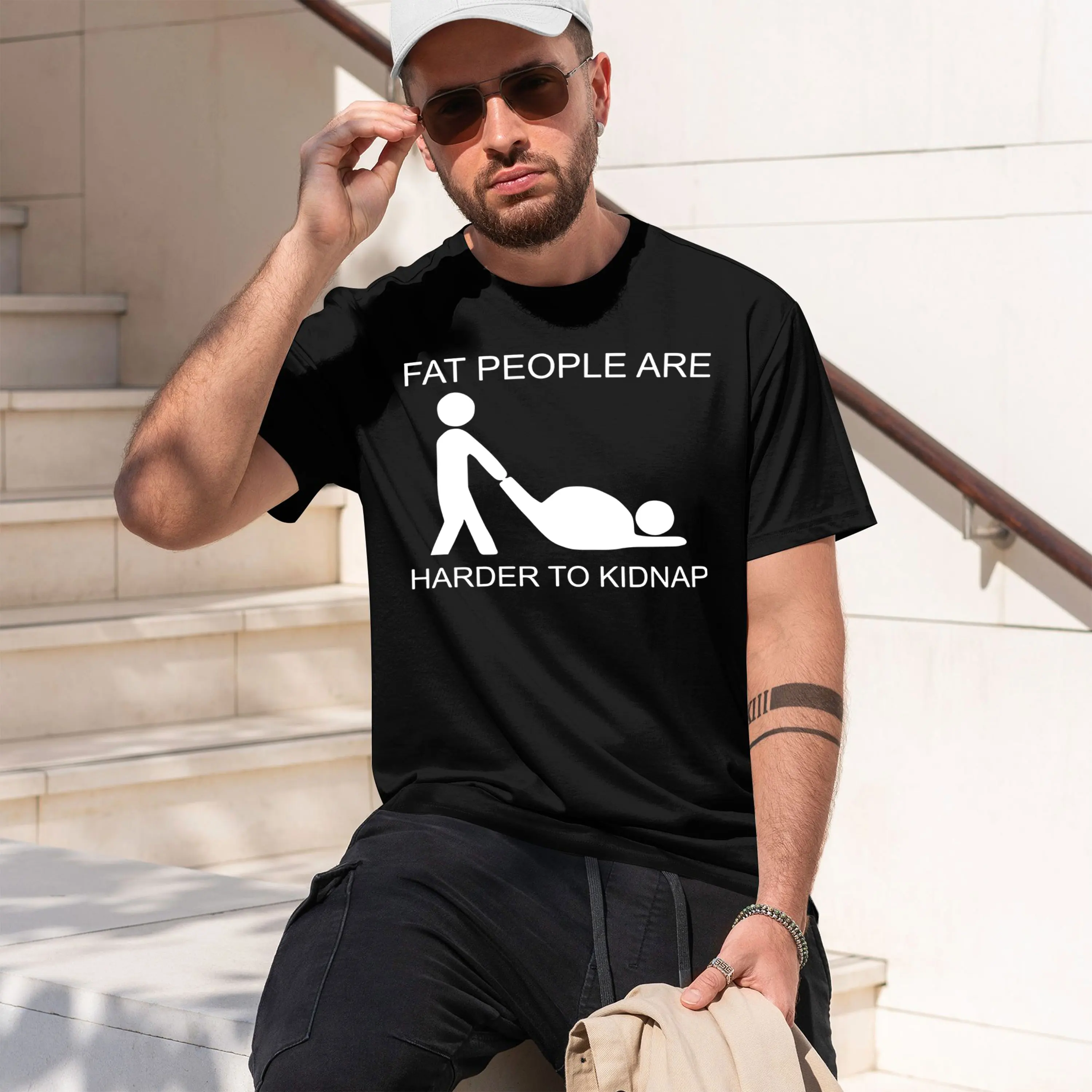 Reasons Why It’s Better To Be A Fat Person 2026 New Model Men’s Short-sleeve crewneck T-Shirt Classic Casual Multiple Colors and