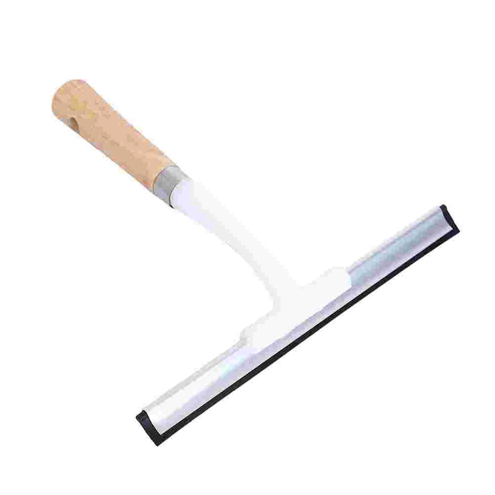 

Wooden Handle Glass Wiper Practical Window Cleaner Household Glass Squeegee Window Squeegee