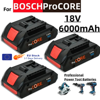 For BOSCH Professional 18V 21700 4.0Ah/5.0Ah/6.0Ah Battery ProCORE 18V Li-ion Battery Replacement for BAT609 BAT618 with BMS