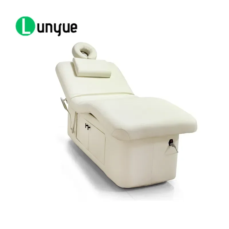 Electric Spa Massage Bed 2 Motor Adjustable Beauty Cabinet Modern Aesthetic Facial Table for Home Comfort Hot Sale