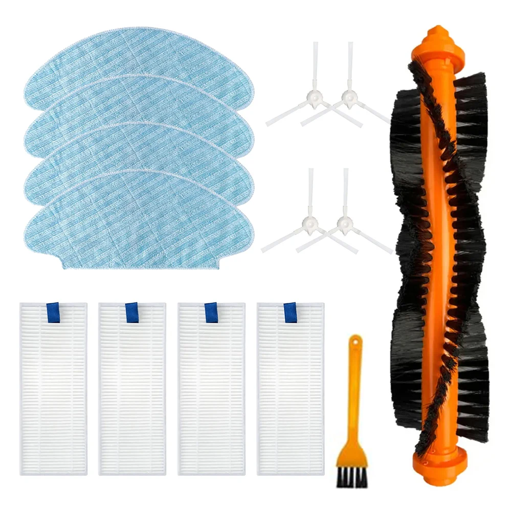 Main Side Brush Filter Mop Cloth Kit for Tefal Explorer Serie 20 40 50 RG7687 Robot Vacuum Cleaner Replacement Parts