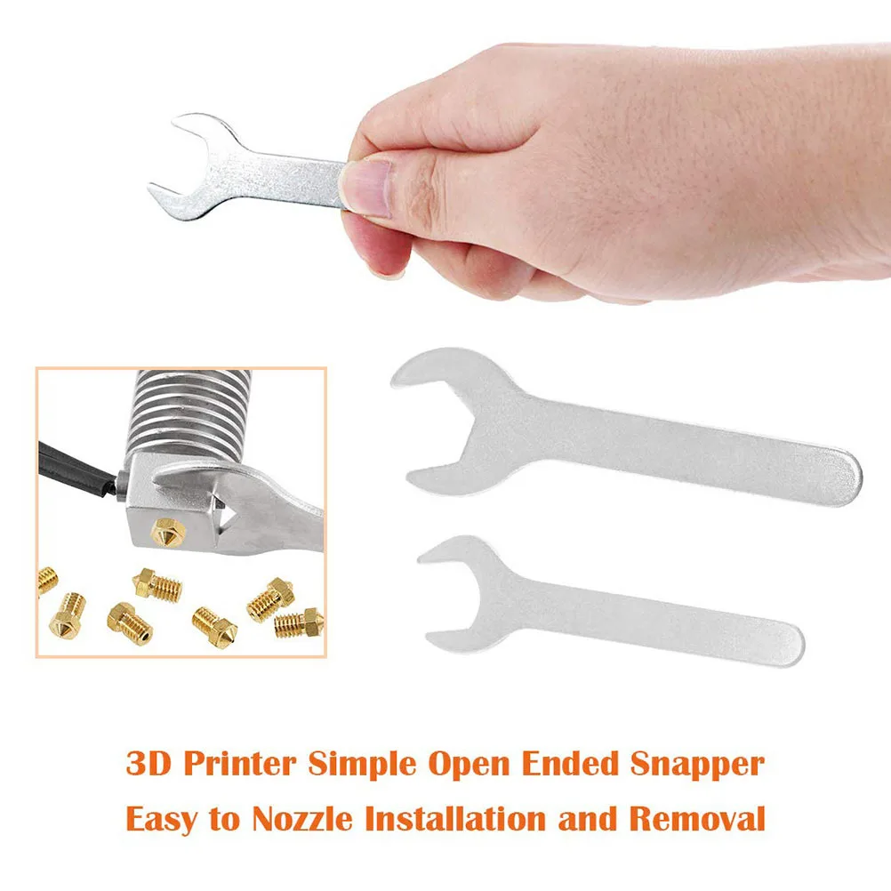 

1Set Nozzle Remover Spanner for 3D Printer Heavy Duty Nozzle Replacement Tool Kit Easy Install No More Burnt Fingers