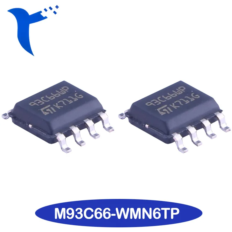 New Original M93C66-WMN6TP Package SOP8 Silk Screen 93C66WP Memory IC Chip