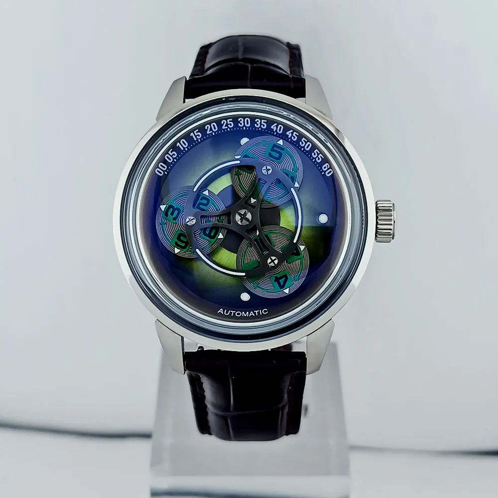 Miyota8215 Automatic Mechanical Movement 42mm kouluolang Men's Luxury Watch 316L stainless steel case high hardness glass