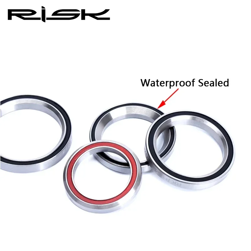 RISK Bicycle Headset Bearing for 28.6/44/30mm Mountain Road Bike Integrated External Headsets Repair Parts 41/41.8/47/49/51/52mm