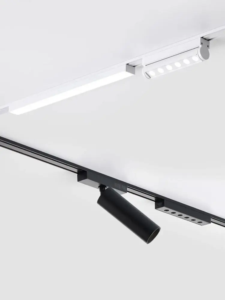 ไฟแม่เหล็ก Ultra-thin Spotlight ไฟเพดาน DC24V Commercial Home การประยุกต์ใช้อัจฉริยะควบคุม 7/10 W LED