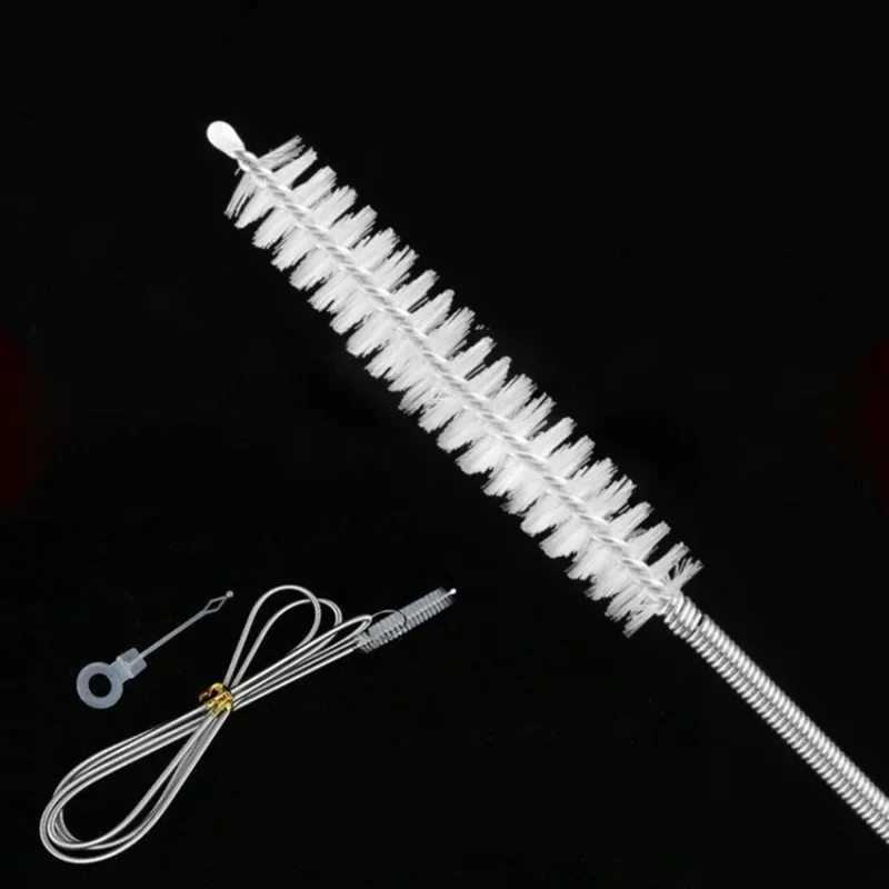 1-4pcs Refrigerator Drain Dredge Cleaning Set Long Flexible Refrigerator Scrub Brush Water Dredging Tool Water Tube  Coil Brush