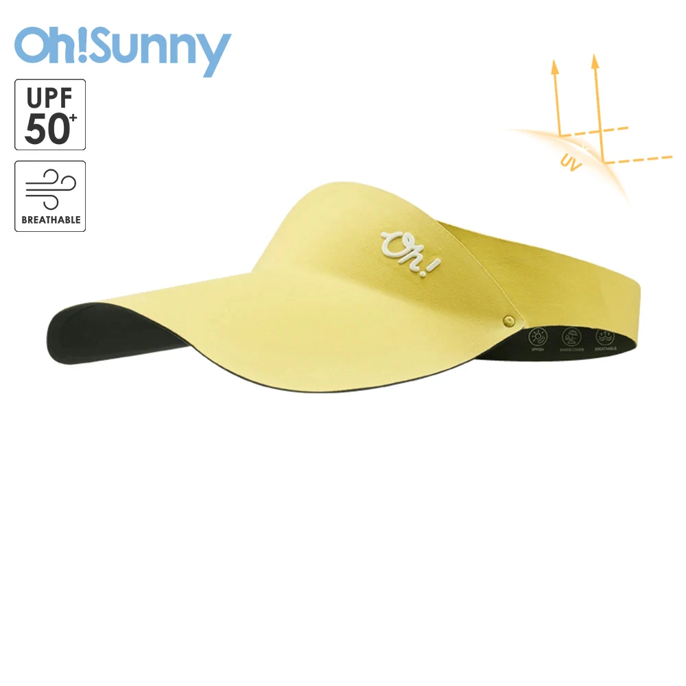 

OhSunny Unisex Peaked Cap Sun Protection Hat for Women Men Spring and Summer Anti-UV UPF50+ Outdoor Sports Empty Top Casquette