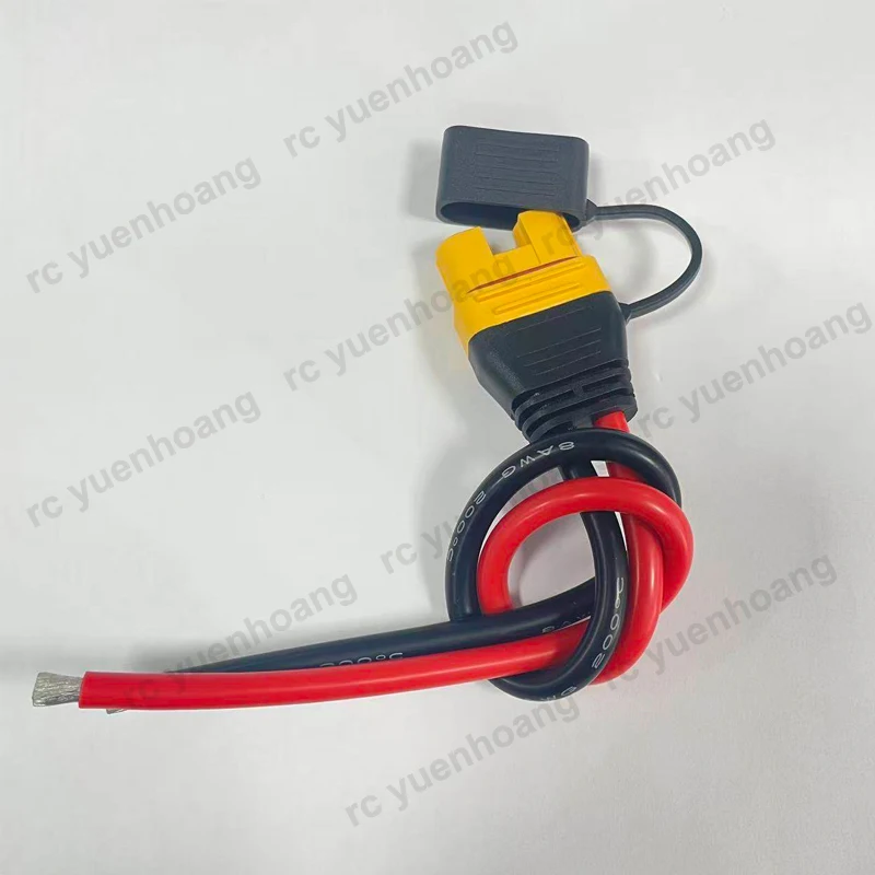 1PCS AS150U Female Connector Adapter w Lid Anti-Spark 8AWG Silicone Wire 350mm Power Cable for Farm Plant Protection Drone