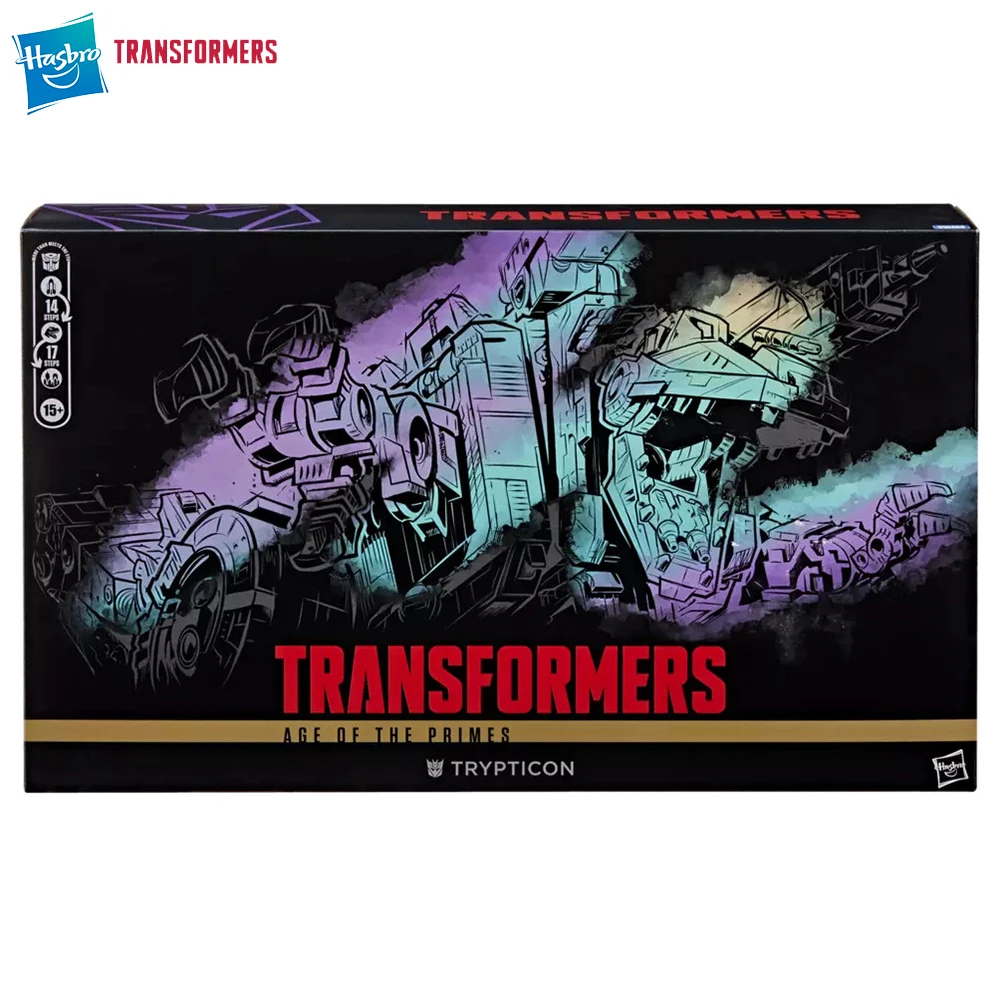 

In-Stock Hasbro Transformers Generations Selects Age of the Primes G1 Trypticon 45cm Titan Class Anime Action Figure Model Toys