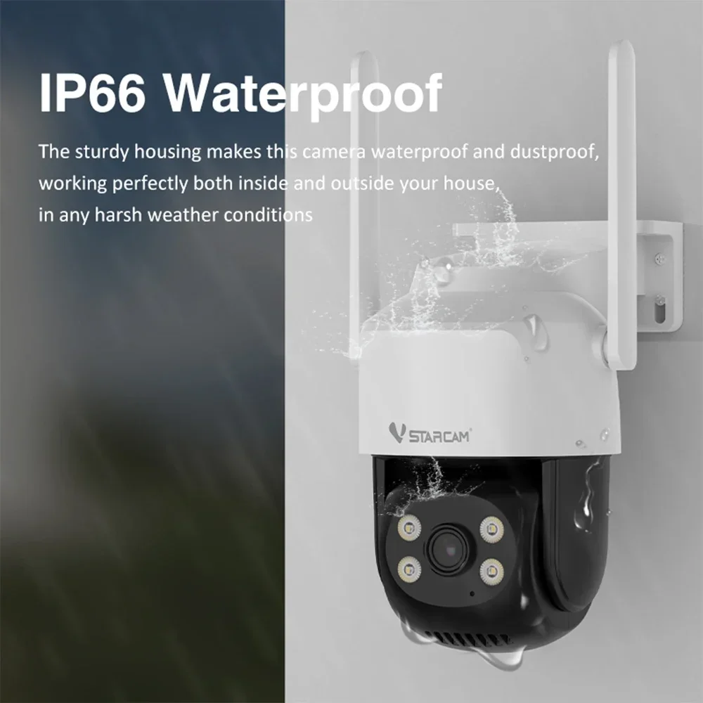 Vstarcam 3MP PTZ IP Kamera 5X Digital Zoom Wifi Outdoor Smart Tracking Menschlichen Erkennung Drahtlose Sicherheit Kamera IP66 Wasserdicht