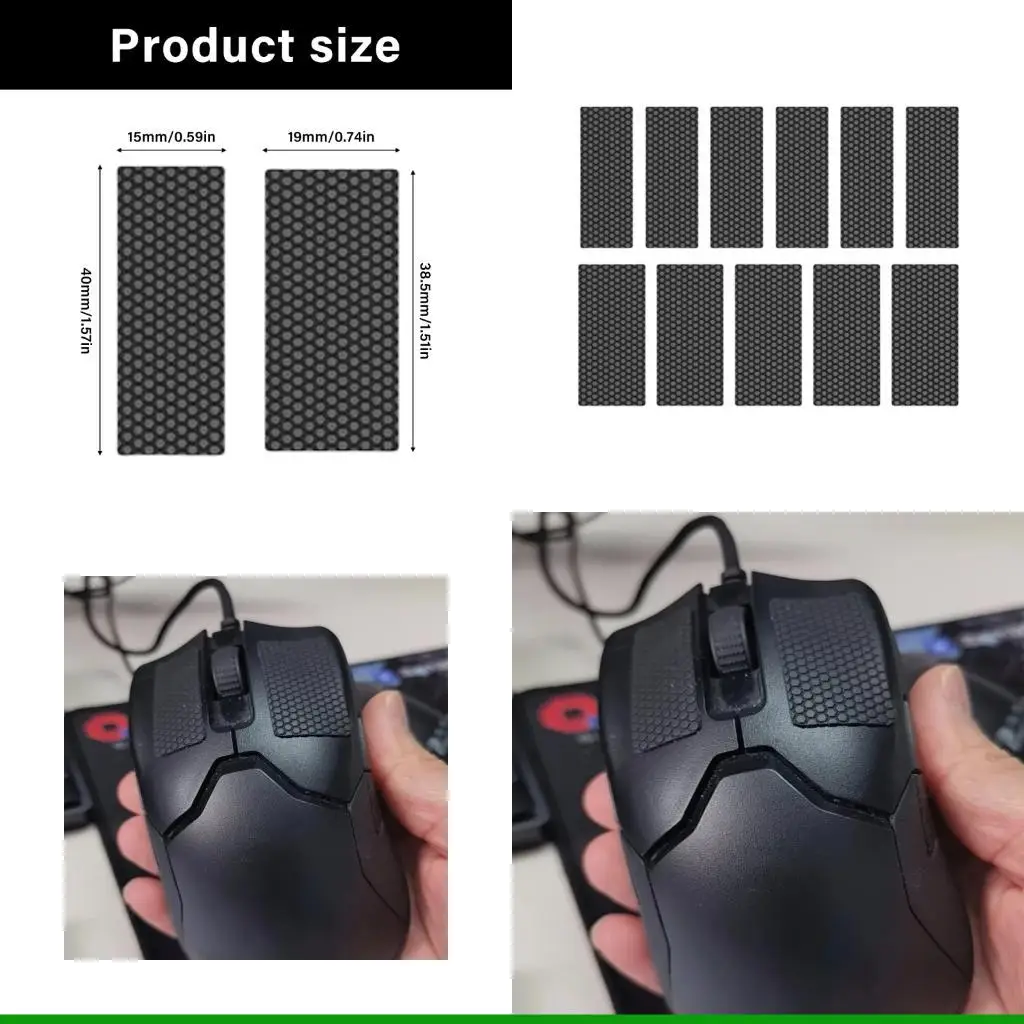 

Полимерные противоскользящие защитные чехлы U55C, коньки с лентой для мыши, для различных контроллеров