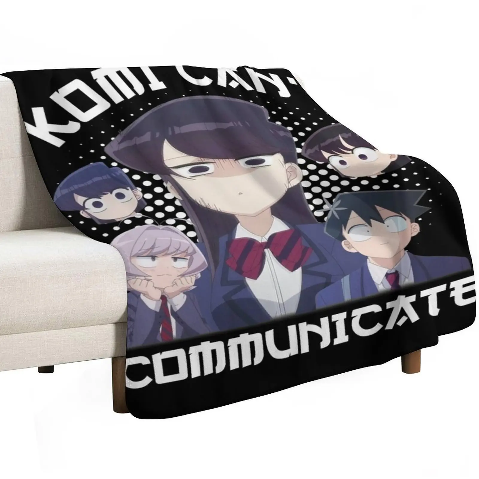 

Komi Can't Communicate - komi san Throw Blanket Luxury Designer Sleeping Bag Fashion Sofas Camping Blankets