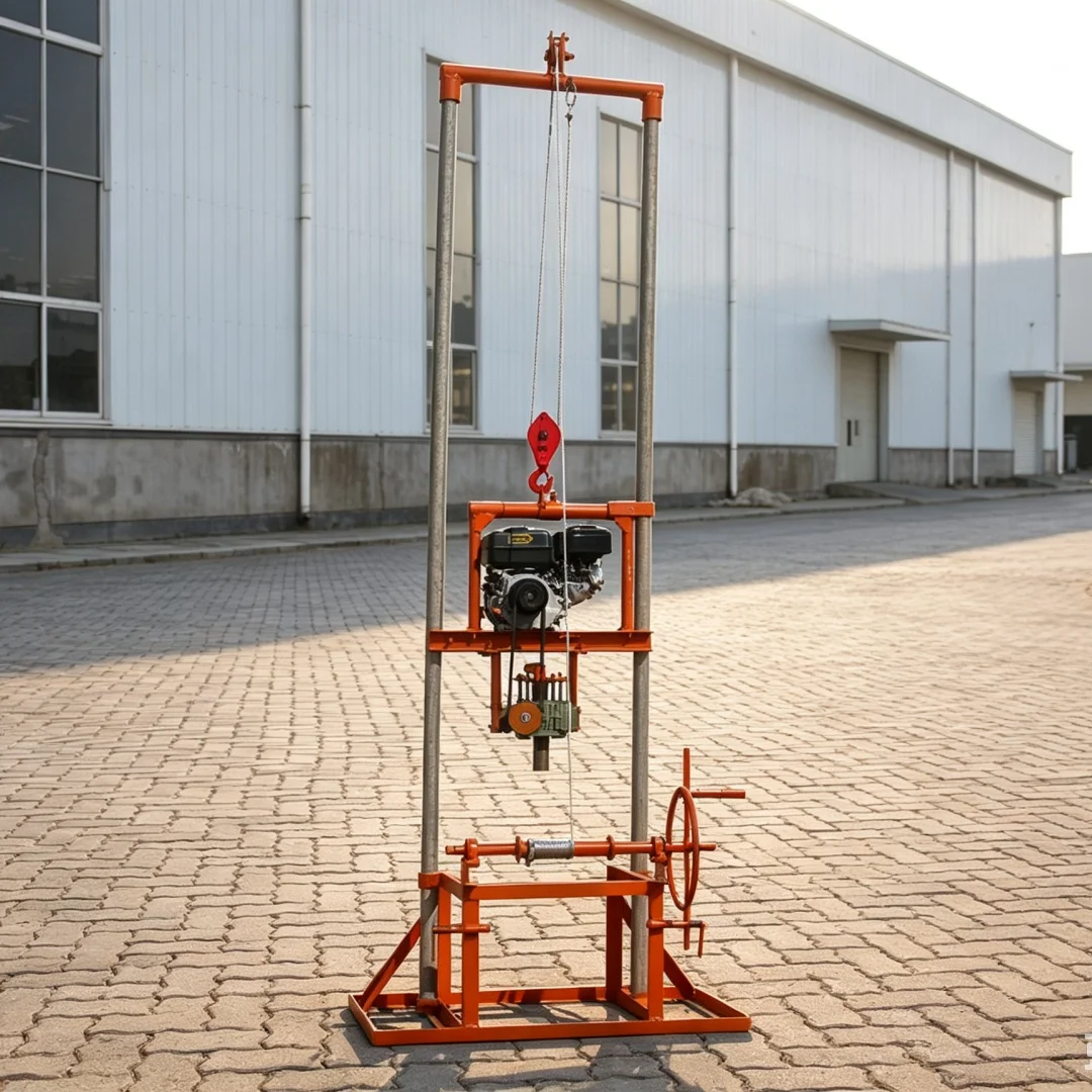 Customized Gantry‑type Borehole Drilling Rig Movable Water Well Drilling Equipment For Rural Orchard Shallow Water Supply