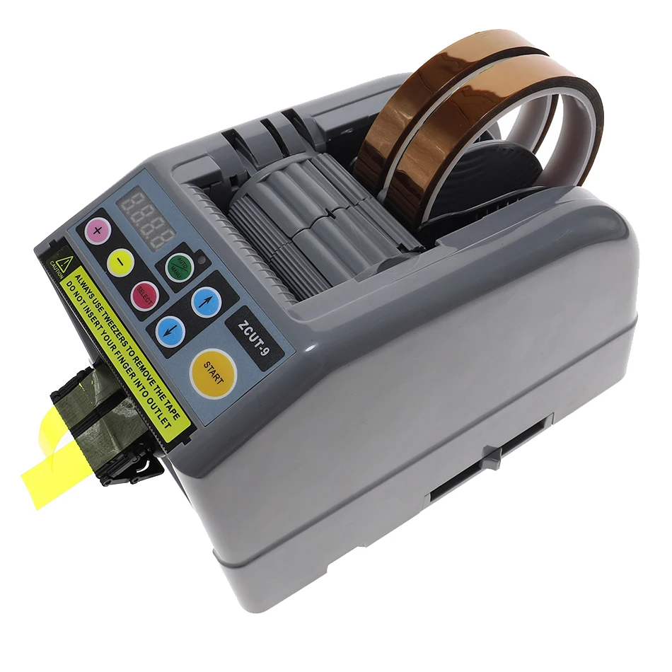Imagem -06 - Dispensador de Fita Automática Máquina de Corte de Fita Elétrica Cortador de Adesivo Automático Ferramentas de Embalagem Dispensador de Papel de Mascaramento Zcut-9