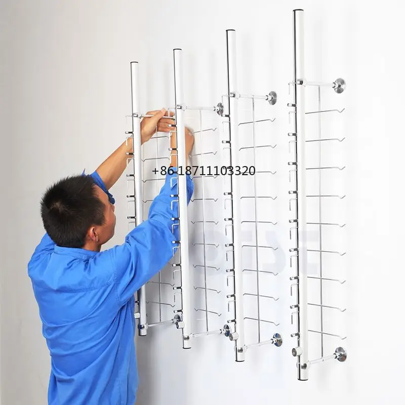 

Горячая продажа настенного крепления оправы для очков стенд оптовая продажа стенд для солнцезащитных очков