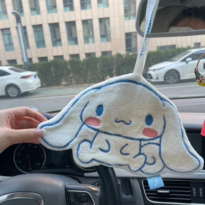 MINISO Sanrio Melody Car Cleaning Towel Special Car Washing Towel Cartoon  Cinnamon Dog Coral Fleece Wipe Multifunctional Home