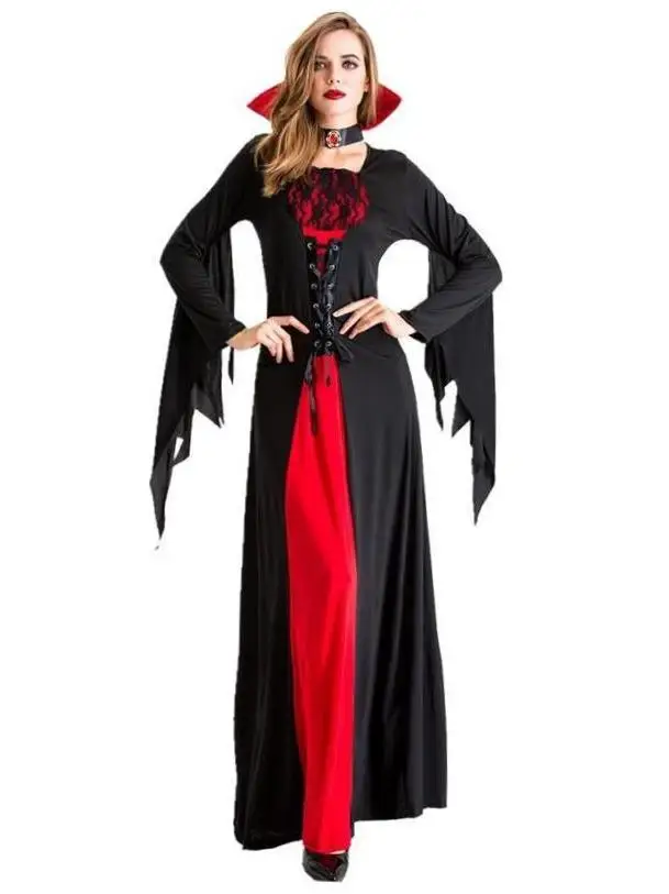 

Halloween Demon Bride Reaper Wizard Cosplay Costume Women's Ethnic Stage Wear Traditional Outfit Unbranded SYLkRkPGc