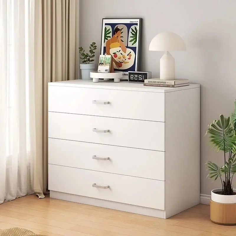 Five-drawer Wooden Chest for Bedroom Storage, Simple and Practical Storage Cabinet, Wall-mounted Cabinet in the Living Room