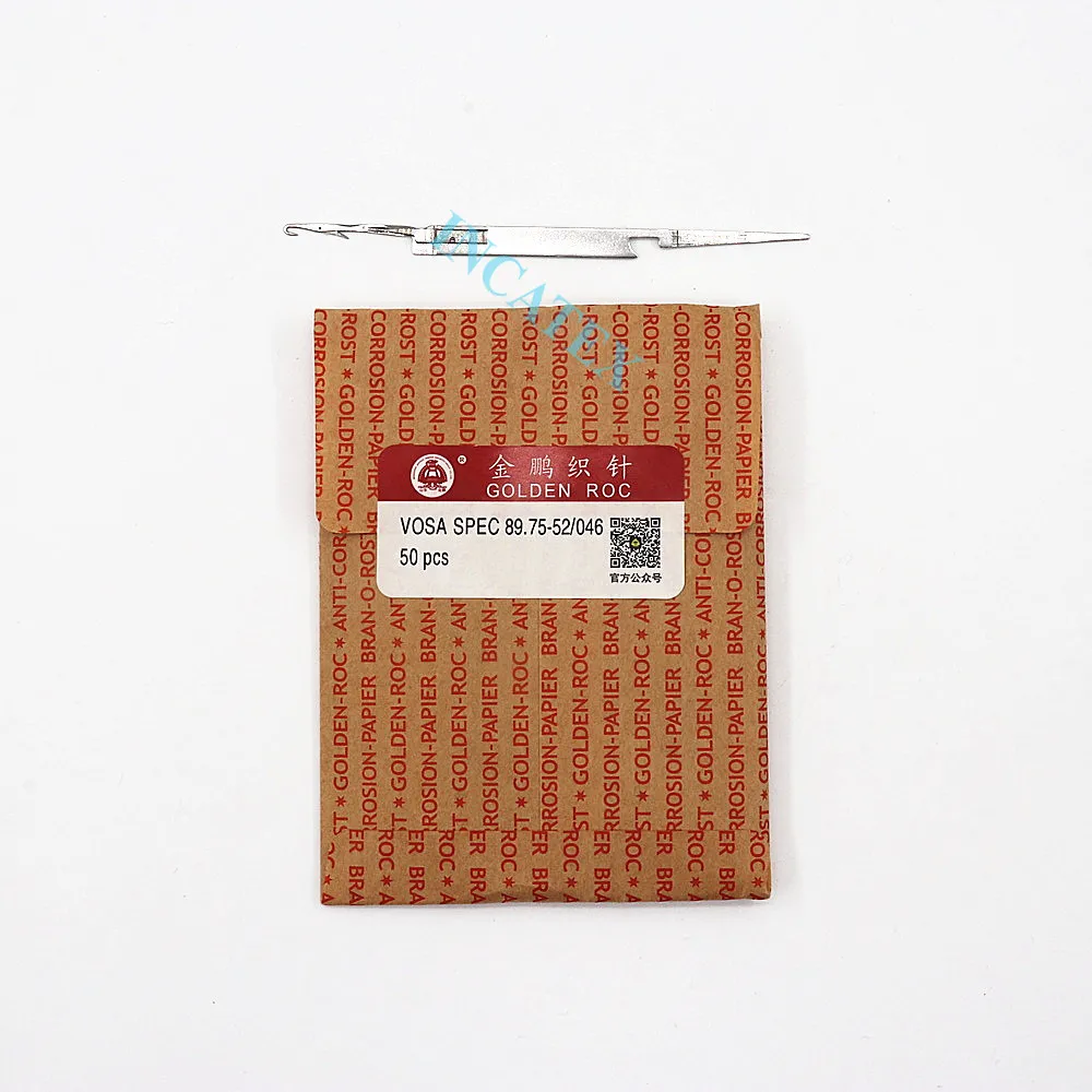 

200 шт. натуральная вязальная игла Golden Roc Vosa Spec 89,75-52/046 для китайской вязальной машины SHIMA SEIKI 14 г игла