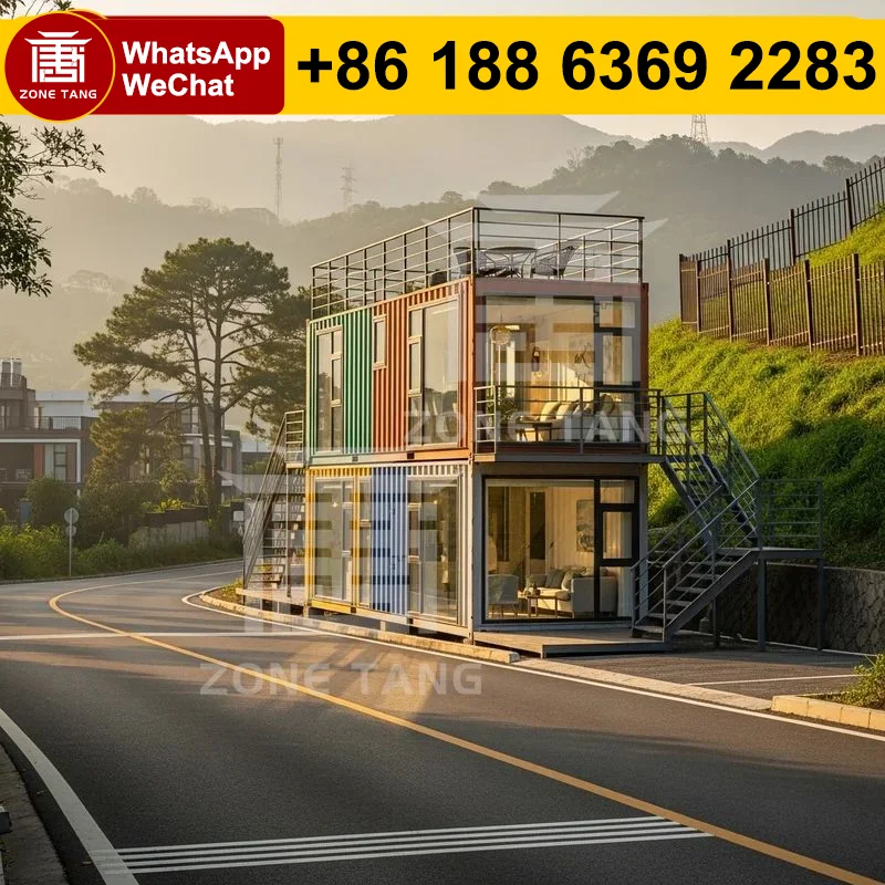 

Temperature Control Flat Pack House Bungalow Home Modern DIY Container Home Bathroom Manufacturers Prefab Cabins Prefabricated