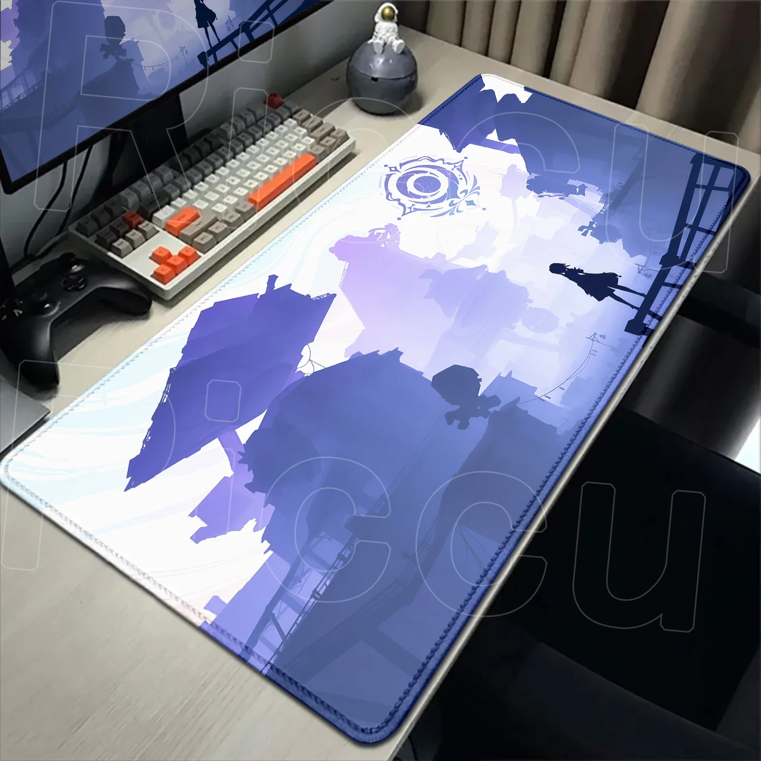 

Genshin Impact Mouse Pad Computer Desk Mat Deskpad Laptop Keyboard Office Large Landscape Hot selling sizes 400x900MM Mousepad