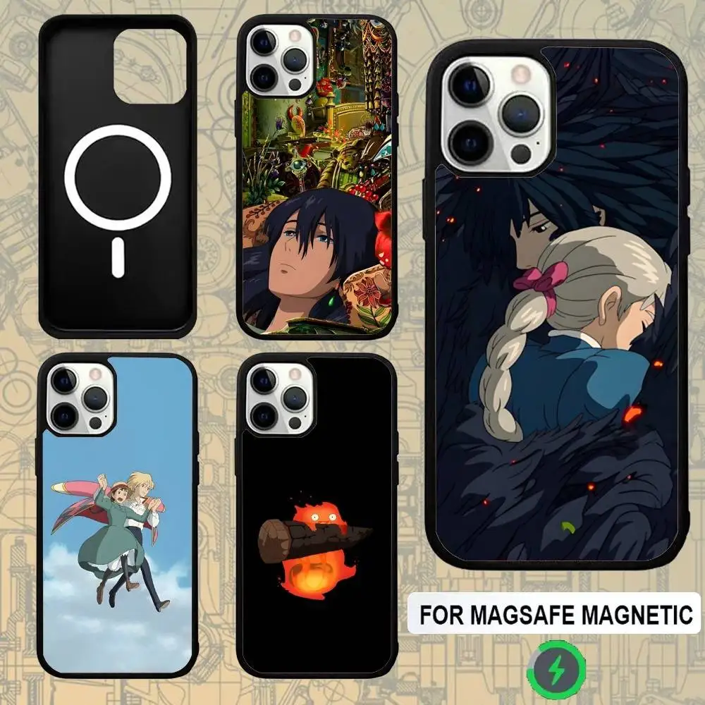 

H-Howl Anime Sophie Phone Case For IPhone 17,16,15,Pro,Max,Air,14,Plus,13,12,11 Magesafe Wireless Charge Cover