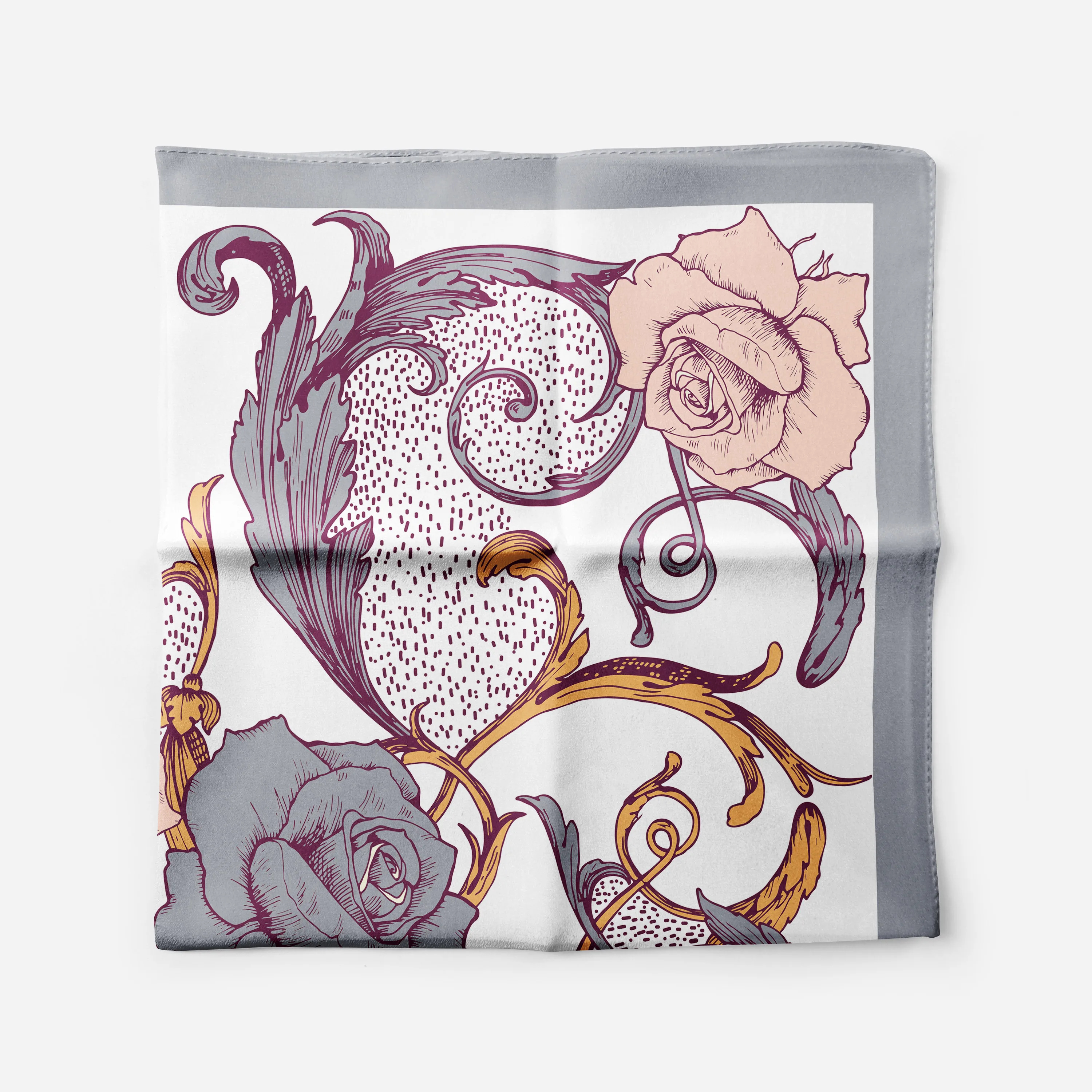 Рисунок 6 - 70 см * 70 см новые женские шифоновые шарфы с принтом