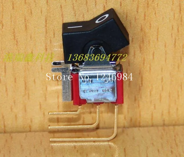 [SA]R11 gilded tripod scoliosis single rocker switch two tranches small toggle Q13 Deli Wei 3MS1--50pcs/lot