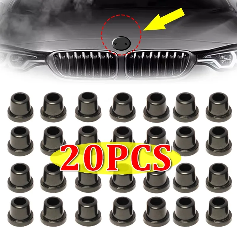 2-20PCS PVC Car Hood Logo Trunk Emblem Grommet Holder Clip for BMW E32 E34 E36 E38 E39 E46 E53 E60 E65 E66 E90 M3 M5 51141807495