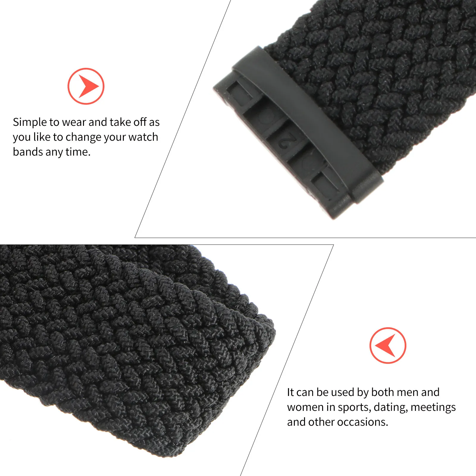 Pulseira para Versa3 Sense, Alta Qualidade, Design Simples e Elegante, Banda Substituta Compatível com Rastreador de Fitness Inteligente