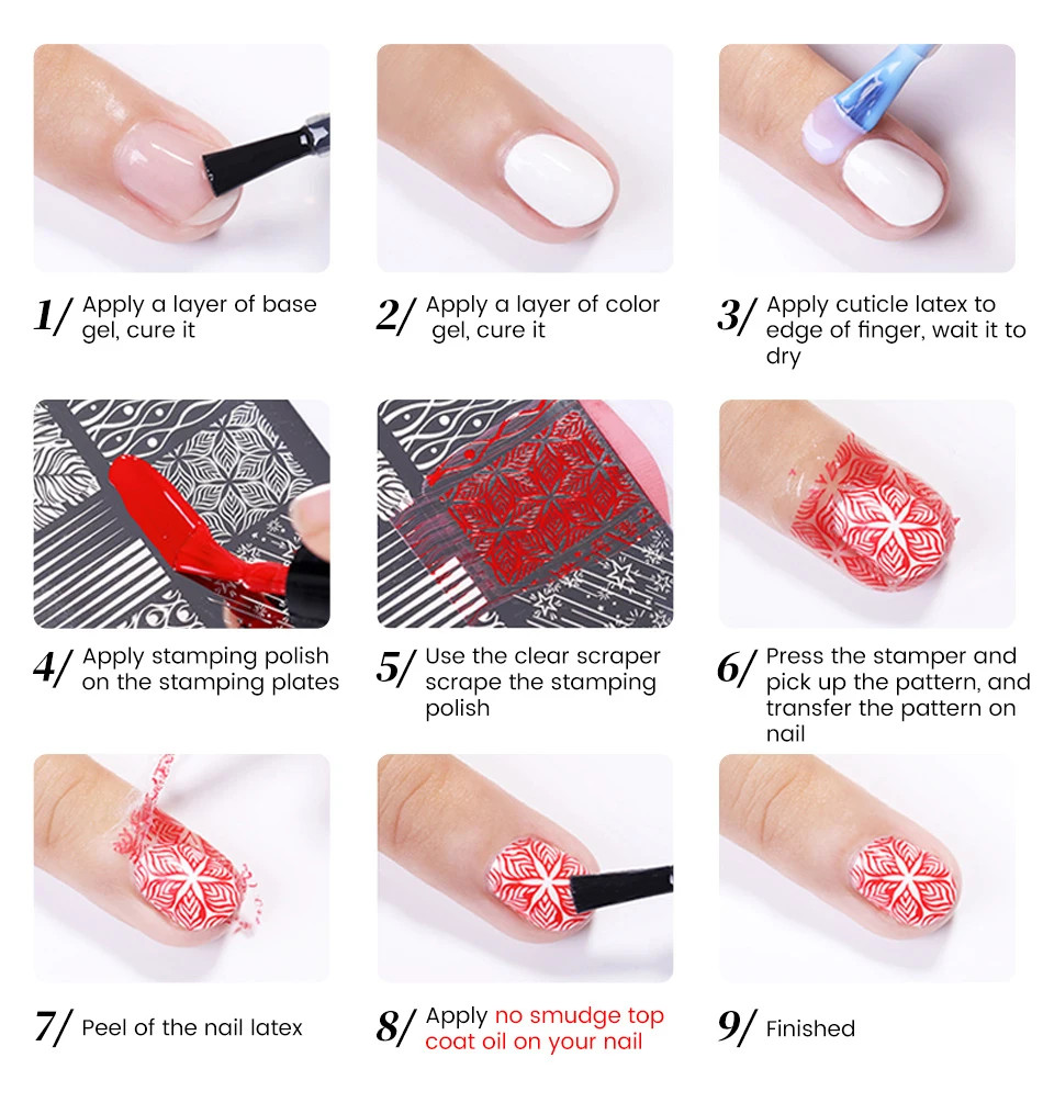 BORN PRETTY 10 ml Stempel-Nagellack, Gelb, Schwarz, Weiß, Gold, für Nagelkunst, Stempelplatten, Drucklack, DIY-Design-Lack – Detail 10
