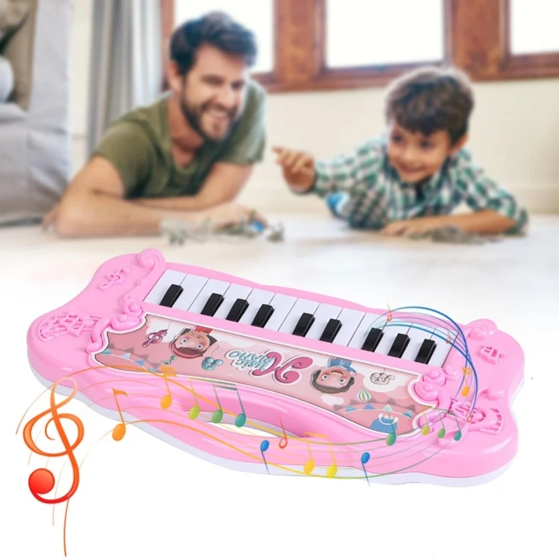 Electronic Piano Toy Baby Children Early Educational Childhood Music Toy Girl GiftPink