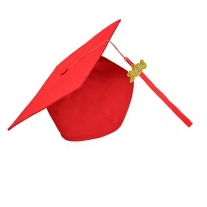 A52E Classical Graduation Mortarboard for 2026 Ceremonies Comfortable Cloth Fabric