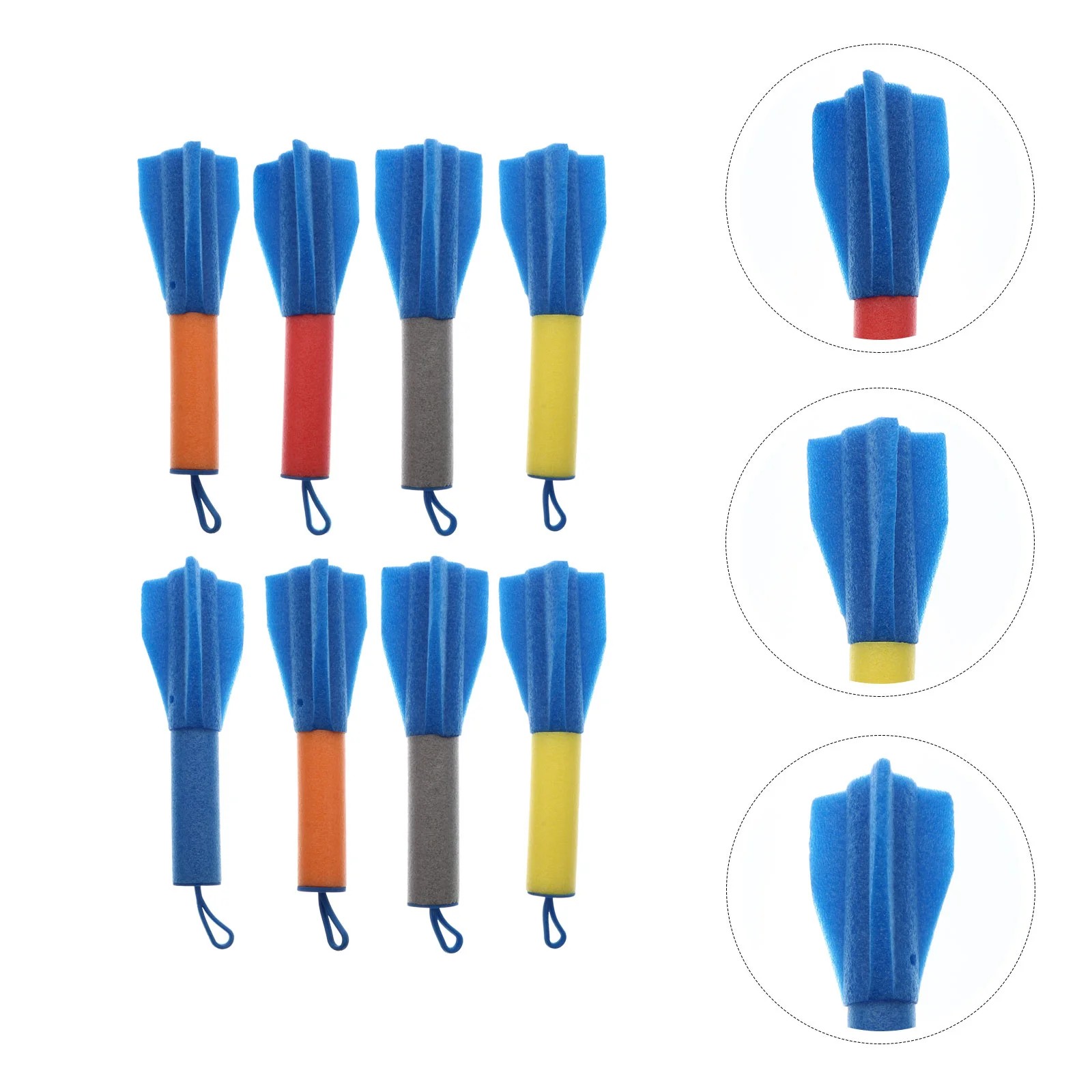 Flying Finger Rockets Foam Launcher Mini Toys for Kids Early Education Outdoor Children