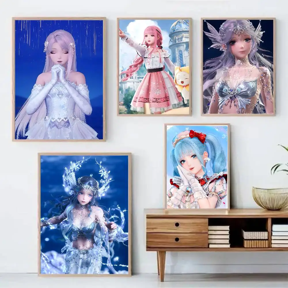 فيديو لعبة I-إنفينيتي نيكي ملصق فني ذاتي اللصق ملصق مضاد للمياه مقهى غرفة النوم جدار ديكور #2