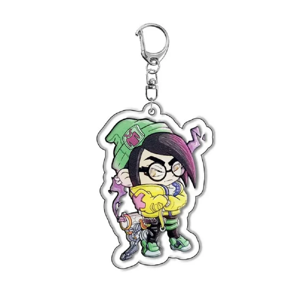 

Popular Anime Game Fans Gifts Valorant Acrylic Stand Model HD Figure Cosplay Plate Holder Topper Acrylic Keychain Decor Series
